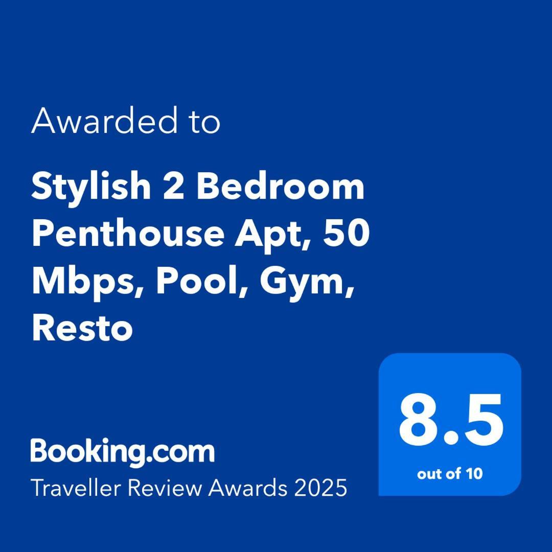 Stylish 2 Bedroom Penthouse Apt, Newly Refreshed, 50 Mbps, Pool, Gym, Resto Kuta Lombok Kültér fotó